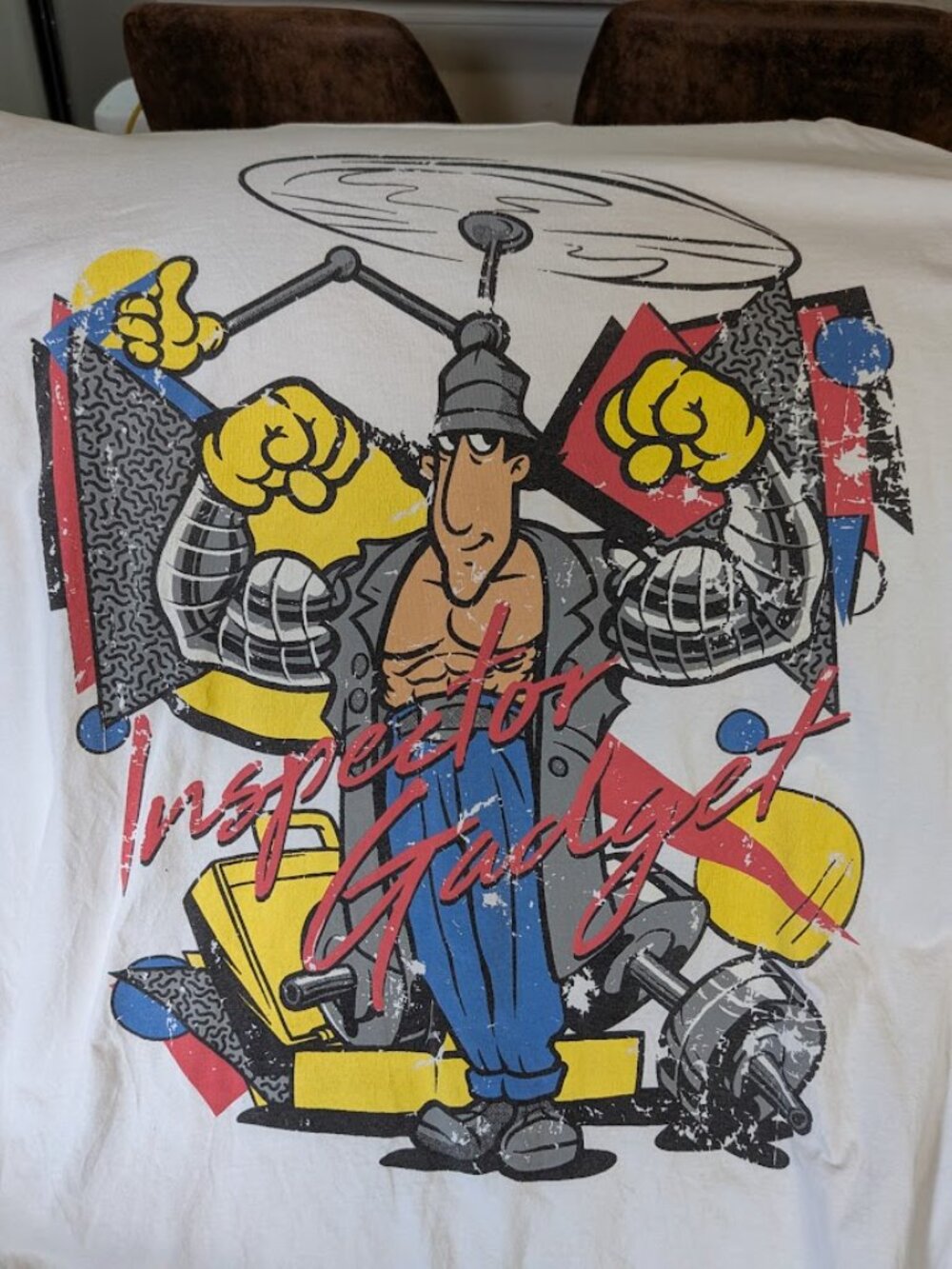 SuperFresh RARE "Jacked Inspector Gadget" Limited Edition 3XL Body Building Tee